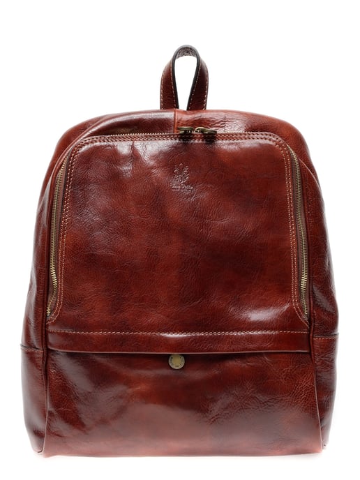 Anna Luchini SS22 AL 3132 Marron Cuir de vachette Sac - Image 1