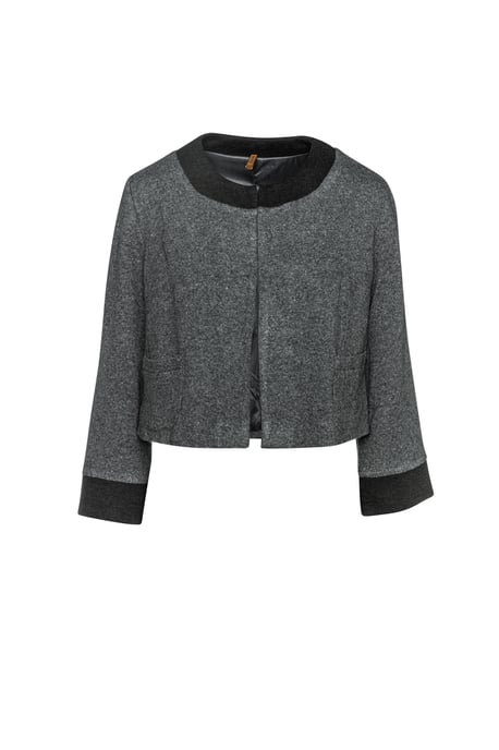 Anthracite Long Sleeve Bolero