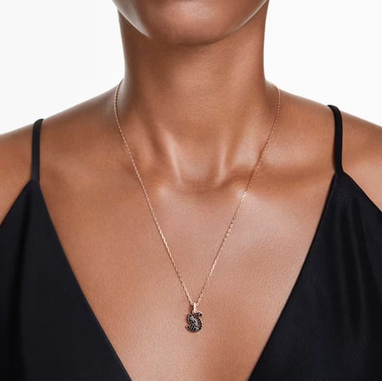 Swarovski 'Swan' Damen-Halskette aus vergoldetem Metall - Rosé 5678046 - Image 2