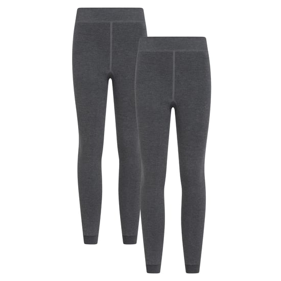 Mountain Warehouse - Thermo-Leggings 2er-Pack für Damen (Holzkohle) - Image 1
