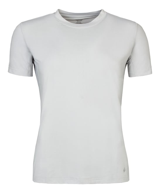 Damen Thermo-T-Shirt für den Winter | Wärmespeicher | Warmes Kurzarm-T-Shirt | Fleece gefüttertes Baselayer-Top - Grau - Image 1
