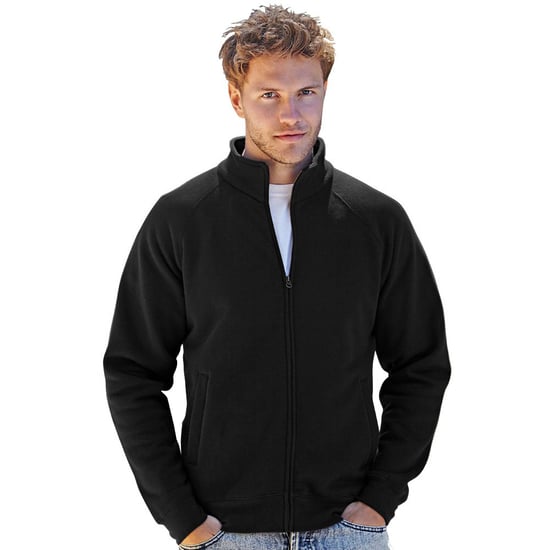 Fruit Of The Loom Herren Premium 70/30 Sweatjacke / Sweatshirt-Jacke / Sweatshirt mit Reißverschluss (Schwarz) - Image 2