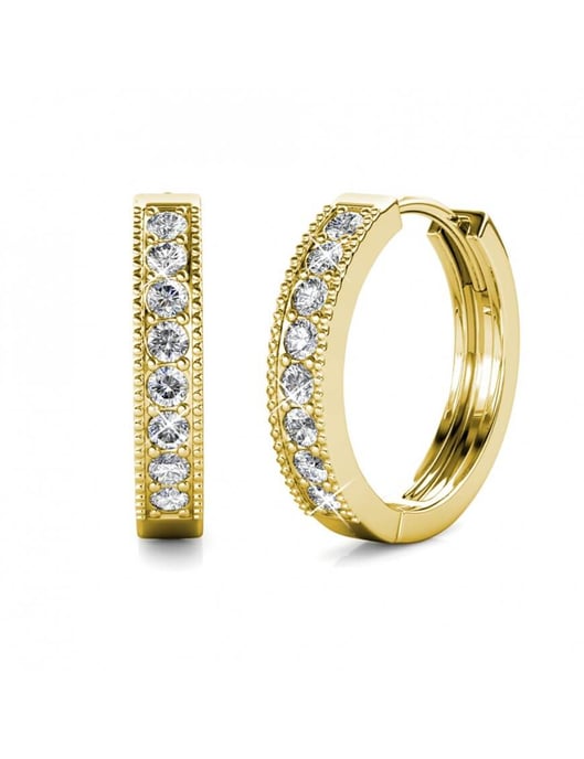 Eclat Ohrringe - Gold und Kristall - Image 1