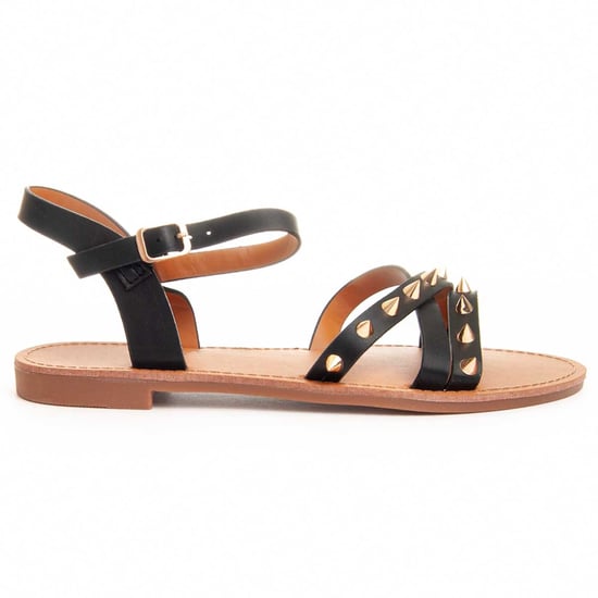 Montevita Flache Sandale Flipp3 in Schwarz - Image 1
