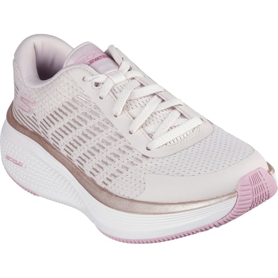 Skechers Performance GO RUN Elevate 2.0 Damen Sneaker aus natürlichen/rosa Textilien - Image 1