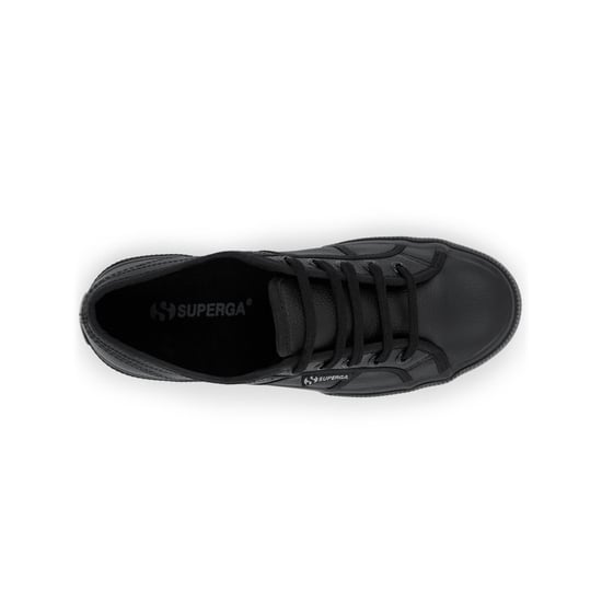 Superga Unisex Erwachsene 2750 Efglu Leder Turnschuhe (Total Schwarz) - Image 3