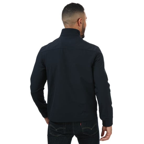 Veste Softshell col cheminée Lyle And Scott Pour Homme en Bleu Marine - Image 2