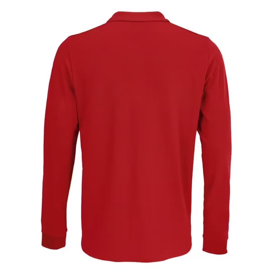 SOLS - Poloshirt für Herren/Damen Unisex Langärmlig (Rot) - Image 2