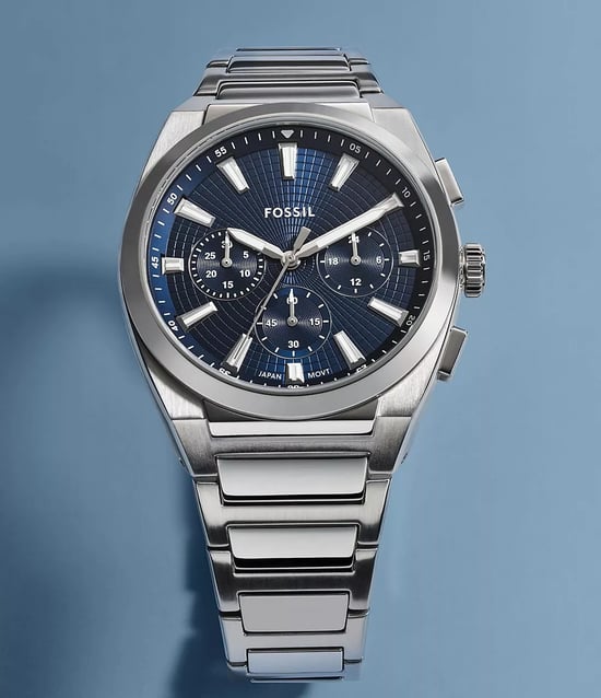 Fossil Everett Men's Silver Watch FS6104