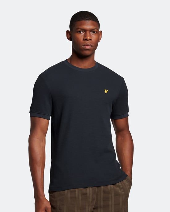 Lyle & Scott Milano Trim T-Shirt in Marineblau - Image 1