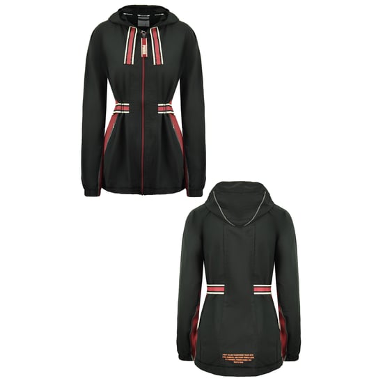 Puma x Erste Meile Langarm Reißverschluss auf schwarze Damen -Gürteljacke 519034 01 - Image 3