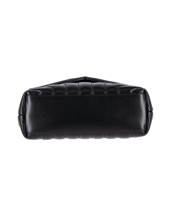Saint Laurent Kleine Loulou Schultertasche aus schwarzem Leder - Image 4