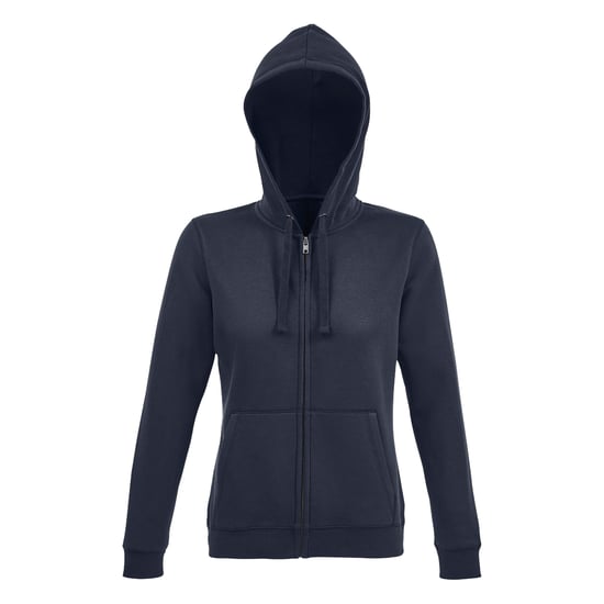 SOLS - "Spike" Hoodie mit durchgehendem Reißverschluss für Damen (Dunkelblau) - Image 1