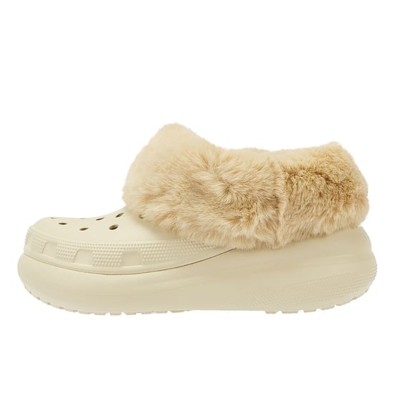 Crocs Furever Crush Clog Knochen Damen Beige Komfortschuhe - Image 5