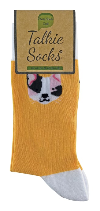 1 Paar Unisex Neuheit Katze Hund Socken mit Beagle / Mops / Scotty Hund - Image 2