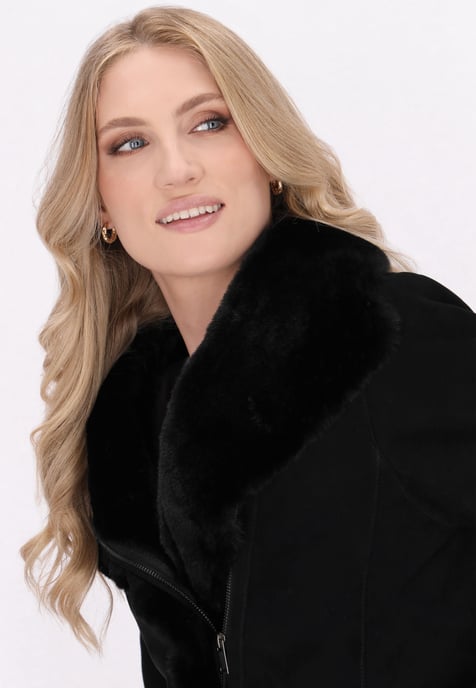Dreimaster Jacke Damen schwarz - Image 5