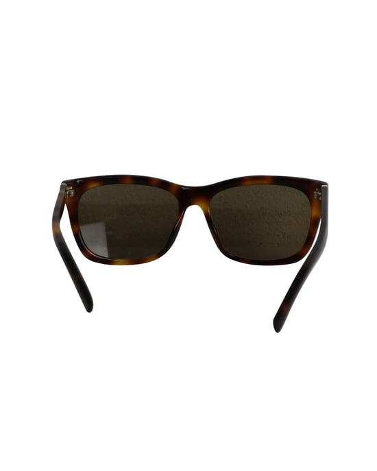 Gucci GG0449S Herren Rechteckige Schildpatt Sonnenbrille aus braunem Acetat - Image 4