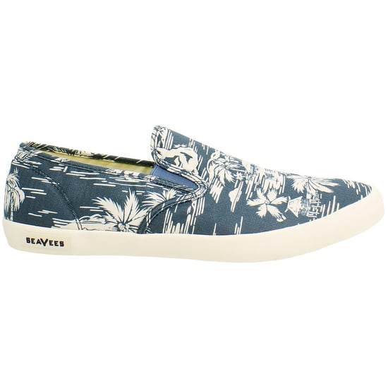 Seavees Baja Beachcomber Herren Navy Plimsolls - Image 1