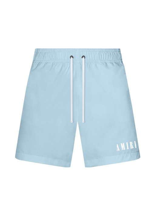 Amiri Core Logo Swimshorts in Blau - Image 1