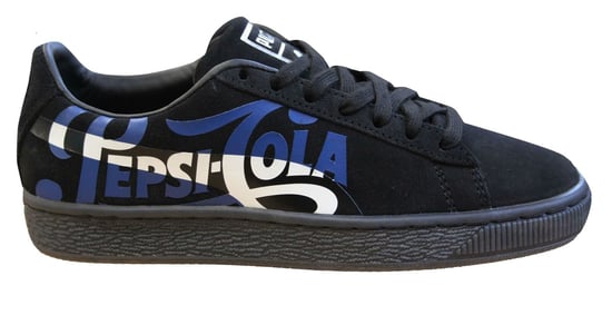 Puma Suede Classic x Pepsi Mens Trainers Black Leather Lace Up Shoes 366332 02