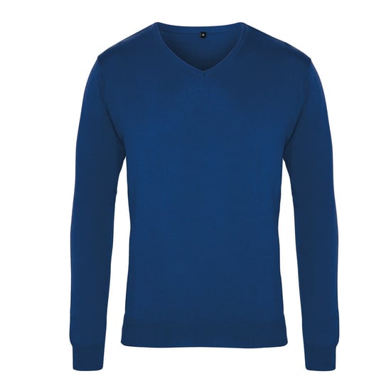 Premier - Sweatshirt V-Ausschnitt für Herren (Königsblau) - Image 1