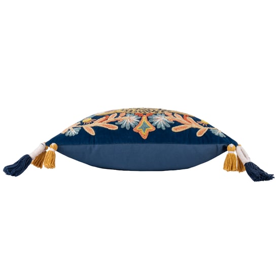 Wylder Tropics Regal Leopard bestickter Samt Kissenbezug - Image 3