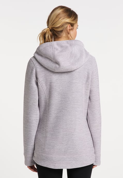 ICEBOUND Serie Yuka Strickfleecejacke Damen Helllavendel-Melange - Image 4