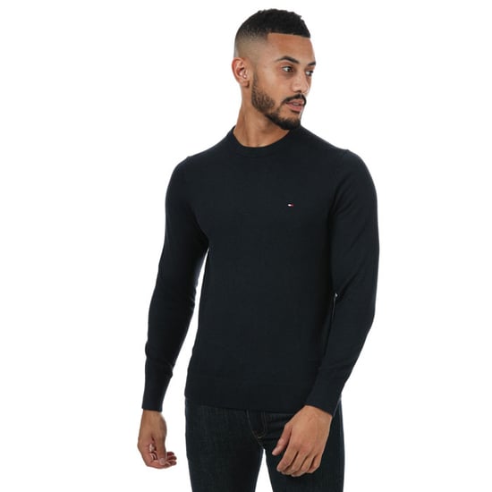 Men's Tommy Hilfiger Pima Cotton Cashmere Jumper in Blue