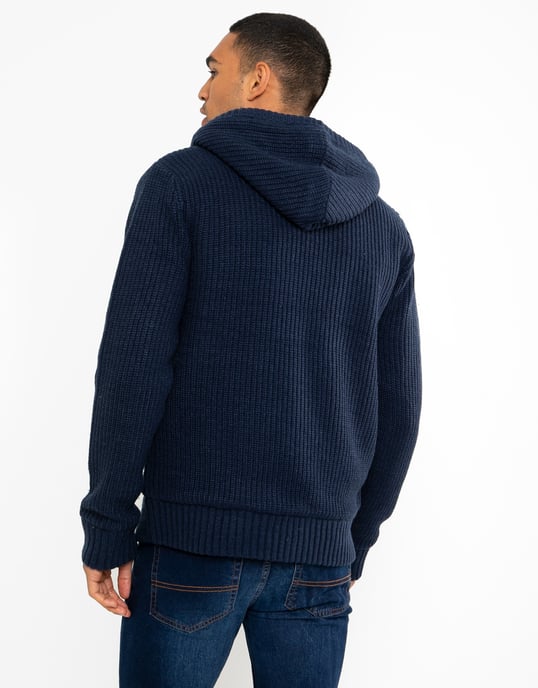 Threadbare Strickjacke Navy - Image 2