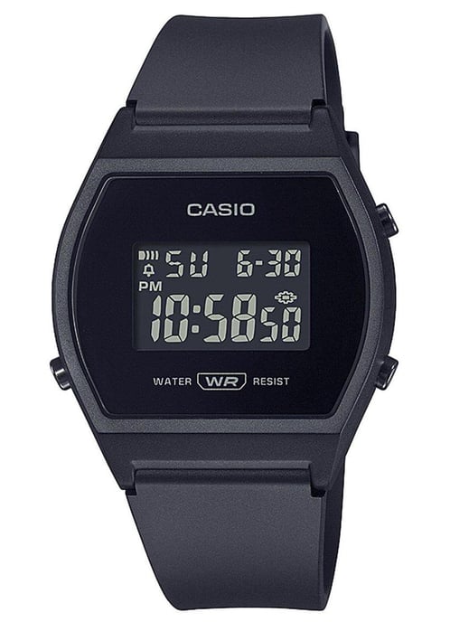 Casio Casio Kollektion Damen Schwarz Uhr LW-204-1BEF - Image 1