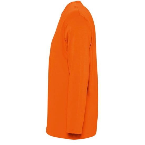 SOLS Herren Monarch Langarm T-Shirt (Orange) - Image 3