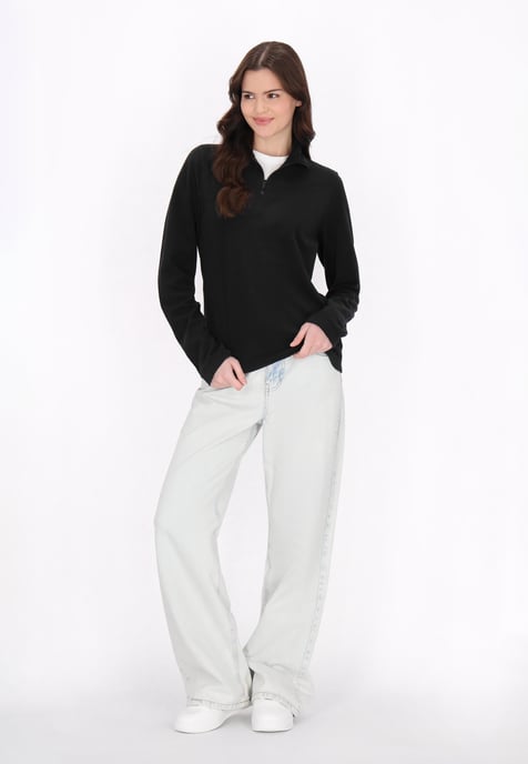 Mymo Fleecepullover Damen schwarz - Image 2
