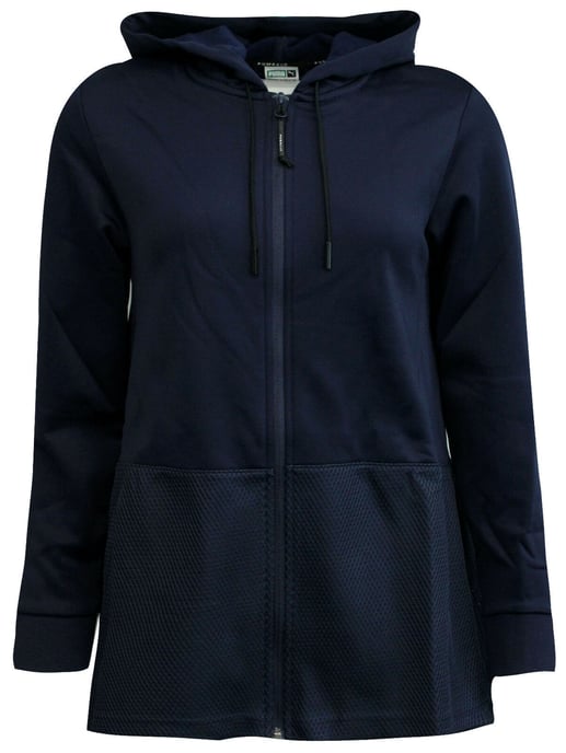 Puma Evo Drapey Marineblaue Trainingsjacke für Damen - Image 1