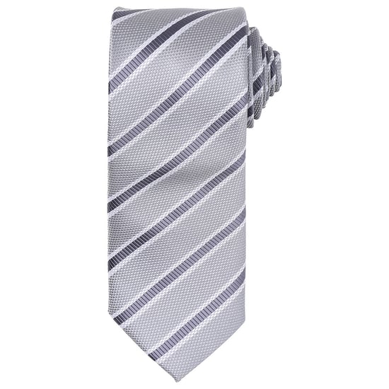 Premier - Krawatte für Herren (Silber/Dunkelgrau) - Image 1