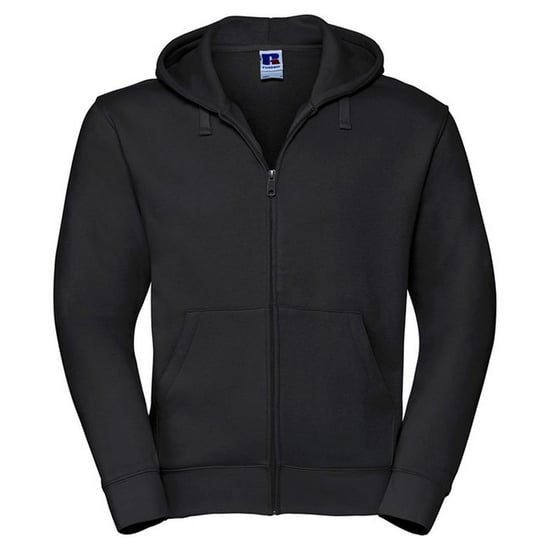 Russell - "Authentic" Hoodie mit durchgehendem Reißverschluss für Herren (Schwarz) - Image 1
