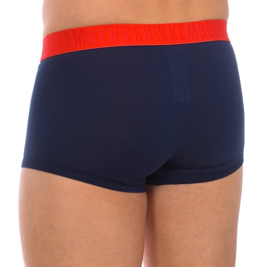 Pack-2 Men's Anatomical Front Fashion Tape Boxers BKK1UTR04BI