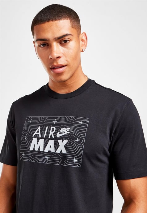 Nike Sportswear Retro Air Max T-Shirt in Schwarz - Image 3