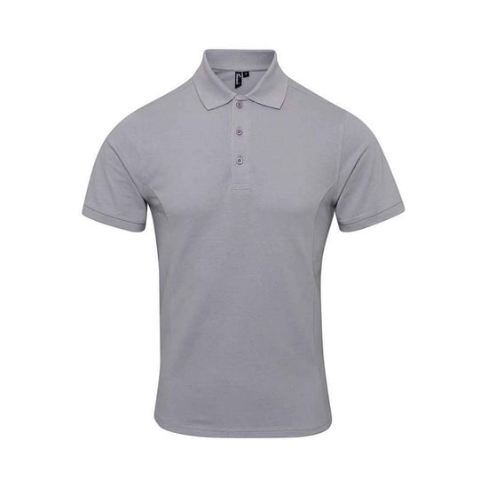 Premier Herren Coolchecker Plus Pique Polo T-Shirt (Silber) - Image 1