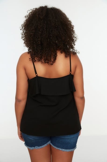 Trendyol Femmes Collier de piscine   Chemisier grande taille - Image 5