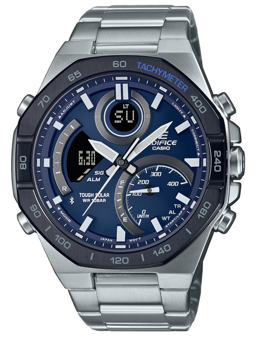 Casio Edifice Silber Herren Armbanduhr ECB-950DB-2AEF - Image 1