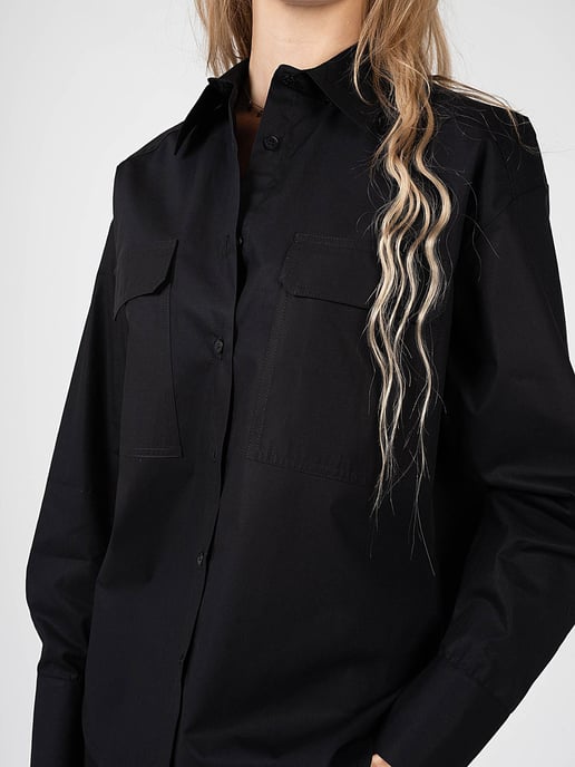 Silvian Heach Hemd Damen schwarz - Image 5