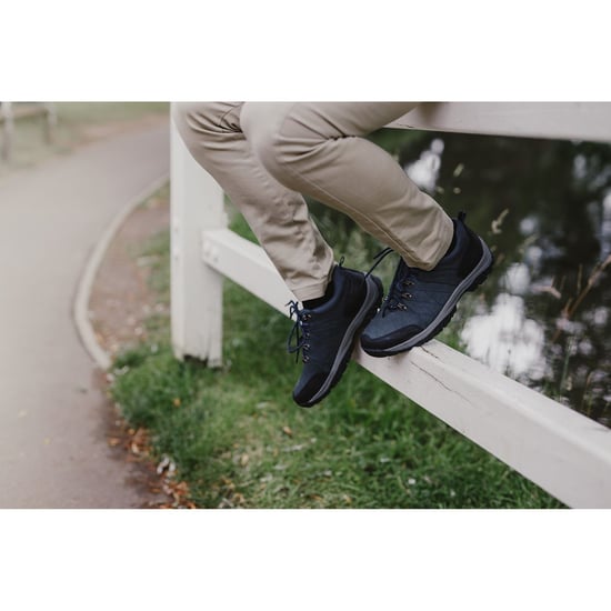 Cotswold Toddington Leder Herren Navy Schnürschuhe - Image 6