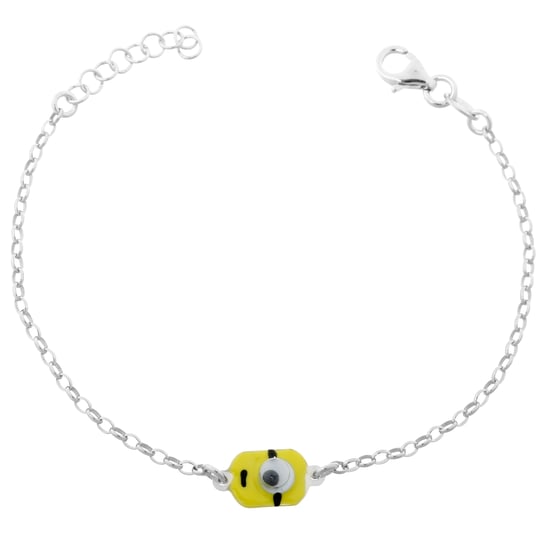 Orphelia 'Minion' Kinder 925 Sterling Silber Set: Kettenanhänger + Armband - Silber SET-7135/1 - Image 2