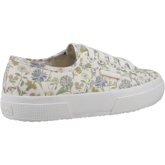 Superga 2750 Floral Print Cotton Women's Weiß/Floral Print Turnschuhe - Image 2