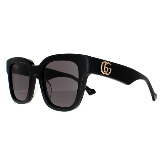 Gucci Rechteckige Damen Sonnenbrille Schwarz Grau - Image 2