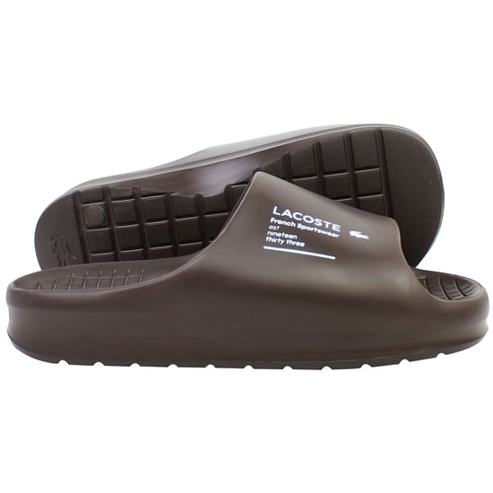 Lacoste Serve Slide 2.0 223 2 CMA Braune Herren-Slider - Image 1