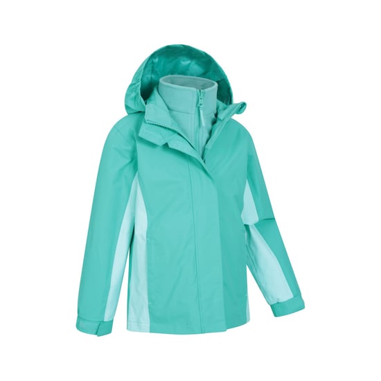 Mountain Warehouse - "Lightning" Jacke, wasserfest 3 in 1 für Kinder (Petrol) - Image 4