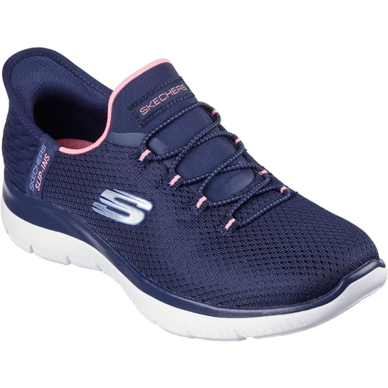 Skechers Summits Diamond Dream Damen Turnschuhe in Marineblau/Rosa - Image 1