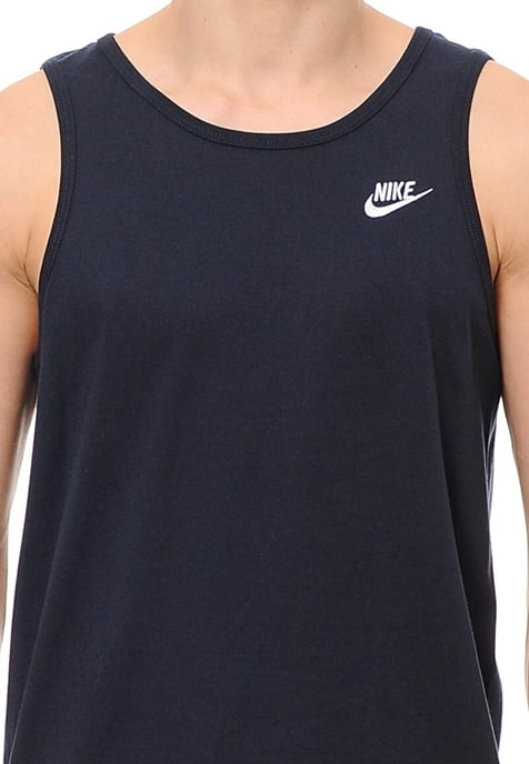 Nike Herren Athletic Gym Casual Vest Tank Top in Marine - Image 3