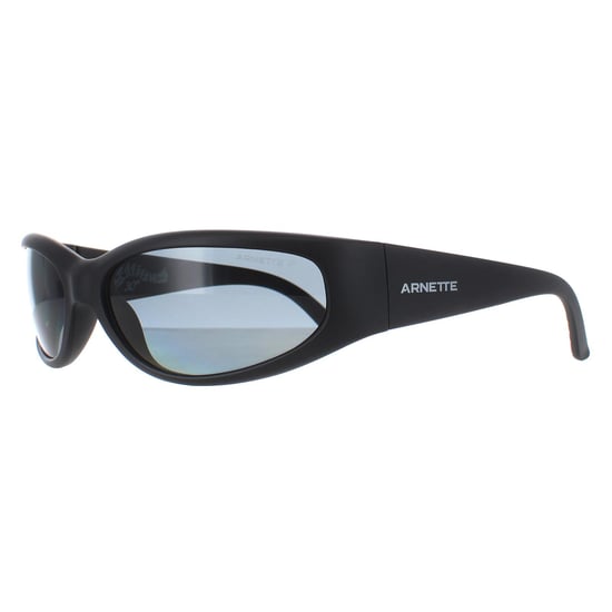 Arnette Oval Unisex Matte Black Dark Grey Polarized AN4302 Catfish
